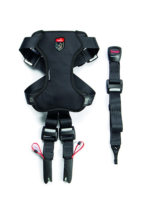 Cestovní postroj pro psy Isofix Travel Safe černý