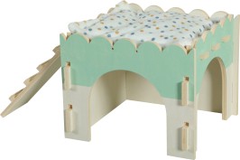 Dřevěný domek pro králíka L